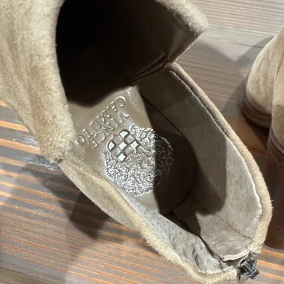 Tan Suede Ankle Boots - Picture 5 of 7